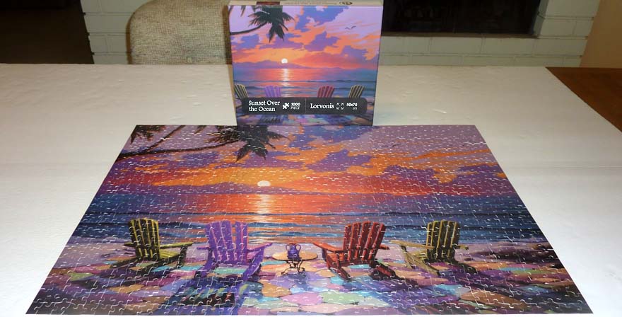 Sunset Over the Ocean