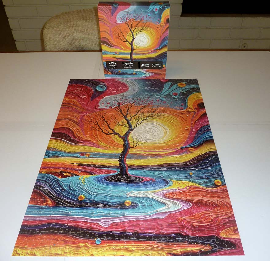 Impasto Art Tree
